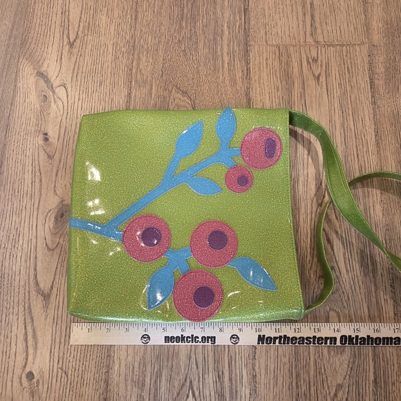 Glittersweet Floral Crossbody bag Green Glitter Flower Power - Picture 2 of 11